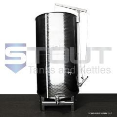 2150 Liter (568 Gallon) - Round Bottom Variable Capacity Tank - front view