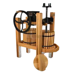 wooden wine and fruit press used for making wine