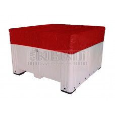 Covertec Square Non-Breathable Cover for Wine Tank - Red - 47"