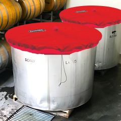 red non-breathable wine tank cover
