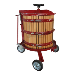 Fruit Press | Wine Press | Hydropress | Wood Basket Bladder Press #70