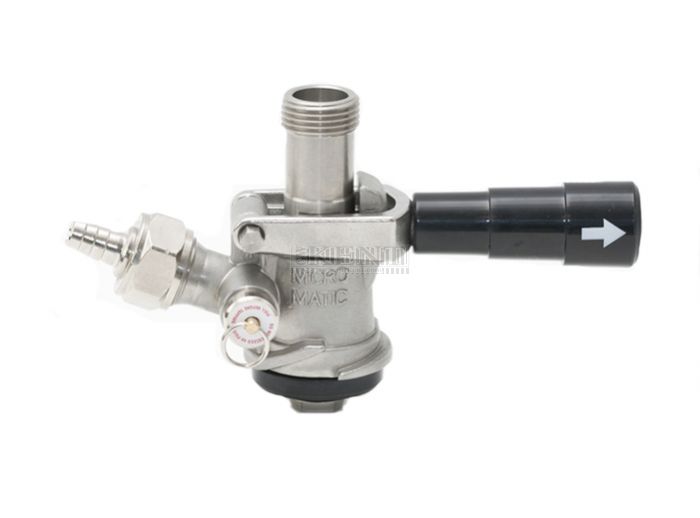 NEW SANKEY TYPE System Keg Coupler with Gas Inlet & Beer Outlet fittings