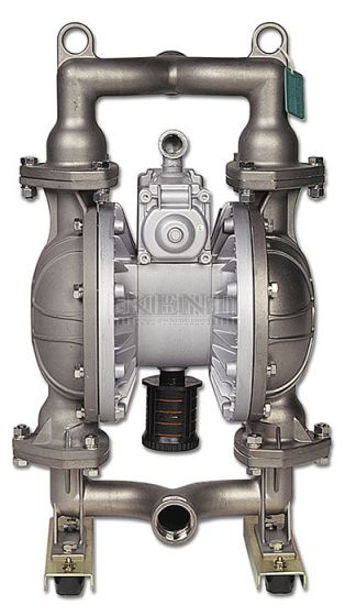 Stainless Steel Double Diaphragm Pump 1-1/2