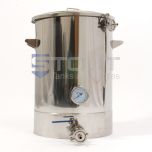 This is a Stout Tanks stainless steel 15 Gallon Mash Tun with Thermowell