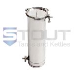 photo of a 5 gallon hop back used for brewing beer