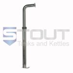 Vorlauf pipe for 2-10bbl mash tun