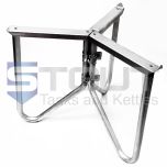 Wine tank stand for flat bottom wine tanks